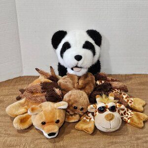 Panda/Fax/Giraffe/Trantula Hand puppets
